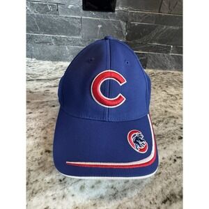 Vintage MLB Chicago Cubs Hat Cap Adjustable Blue Embroidered Logo Fan Favorite